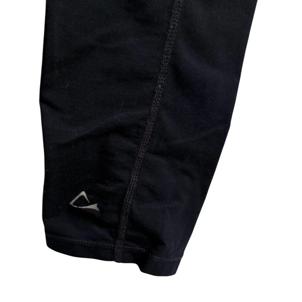 Paradox Mens Merino Blend Base Layer Leggings Black Thermal Tights Small